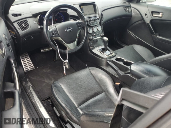 2015 Hyundai Genesis Coupe 3.8L Base with VIN KMHHU6KJ8FU126376, listed as a Copart auction lot 57450895 with 67,739 mi miles and Salvage title. Bid and sale history available at DreamBid. Image 8.