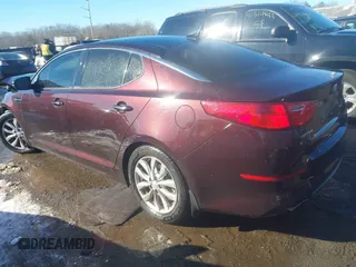 2014 Kia Optima EX with VIN 5XXGN4A73EG312628, listed as a IAAI auction lot 41301343 with Not Provided miles and . Bid and sale history available at carsss.com. Image 3.