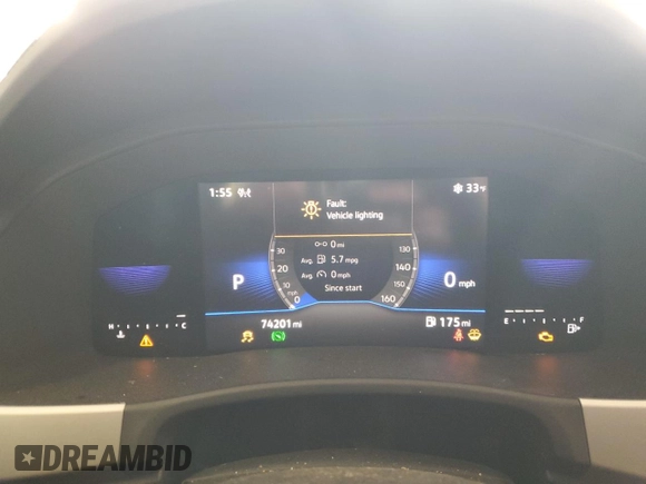 2022 Volkswagen Atlas SE with VIN 1V2LP2CAXNC564655, listed as a Copart auction lot 87390464 with 74,201 mi miles and Salvage title. Bid and sale history available at DreamBid. Image 9.