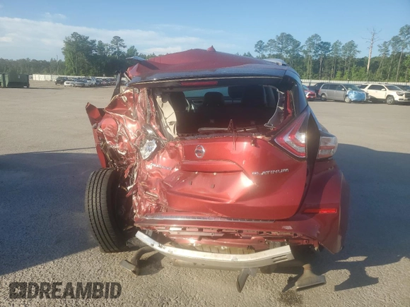 2016 Nissan Murano SL z VIN 5N1AZ2MG3GN110725, wystawiony jako Copart lot #53287025 z przebiegiem 109 379 mil mil oraz Szkoda całkowita • Salvage title. Historia ofert i sprzedaży dostępna na DreamBid. Obrazek 6.