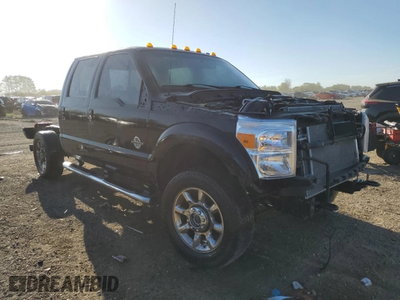 2016 Ford F-250 Lariat with VIN 1FT7W2BTXGEC95881, listed as a Copart auction lot 51760465 with 135,525 mi miles and Salvage title. Bid and sale history available at DreamBid. Image 4.