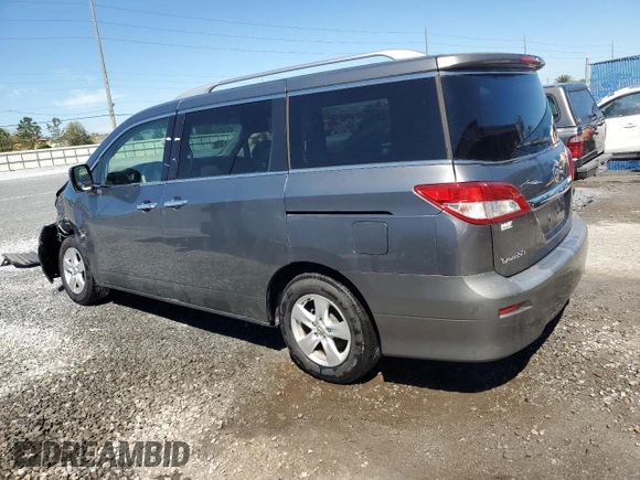 2014 Nissan Quest S with VIN JN8AE2KP2E9106372, listed as a Copart auction lot 48305695 with 95,367 mi miles and Salvage Title. Bid and sale history available at carsss.com. Image 2.