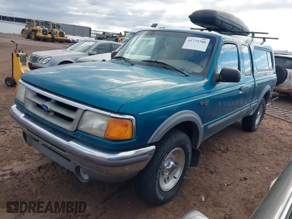 1997 Ford Ranger XLT with VIN 1FTCR15X3VPA06971, listed as a IAAI auction lot 41773708 with 276,336 mi miles. Bid and sale history available at carsss.com. Image 2.