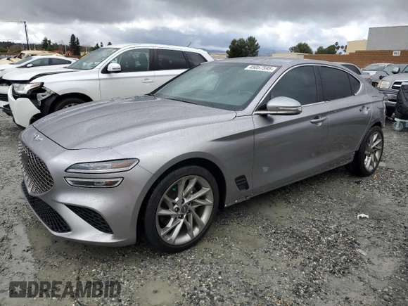2022 Genesis G70 2.0T z VIN KMTG34TA3NU097004, wystawiony jako Copart lot #45057595 z przebiegiem 39 080 mil mil oraz Szkoda całkowita • Salvage title. Historia ofert i sprzedaży dostępna na DreamBid. Obrazek 1.