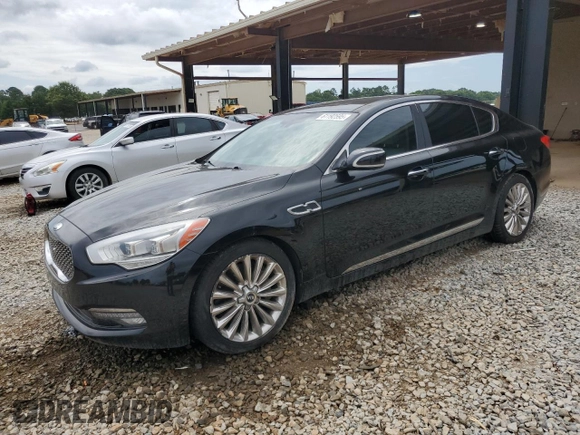 2015 Kia K900 Luxury with VIN KNALW4D43F6016812, listed as a Copart auction lot 61192595 with 137,171 mi miles and Clean title. Bid and sale history available at DreamBid. Image 1.