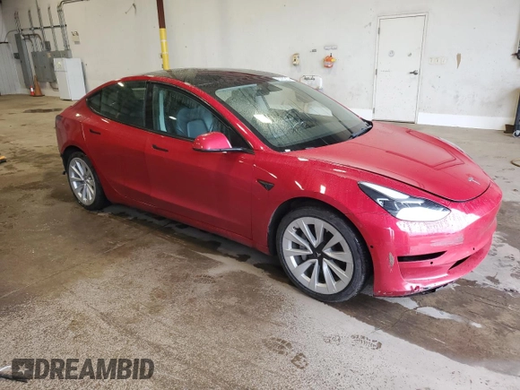 2022 Tesla Model 3 z VIN 5YJ3E1EA9NF290379, wystawiony jako Copart lot #58964045 z przebiegiem 132 105 mil mil oraz Czysty tytuł • Clean title. Historia ofert i sprzedaży dostępna na DreamBid. Obrazek 4.