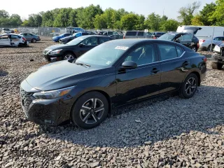 2024 Nissan Sentra SV with VIN 3N1AB8CV5RY203640, listed as a Copart auction lot 65335724 with 6,060 mi miles and Salvage Title. Bid and sale history available at DreamBid. Image 1.
