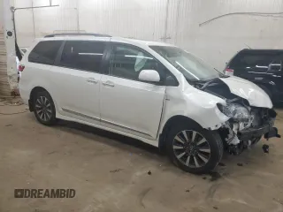 2019 Toyota Sienna XLE with VIN 5TDDZ3DC5KS223390, listed as a Copart auction lot 53304615 with 85,214 mi miles and Salvage title. Bid and sale history available at DreamBid. Image 4.