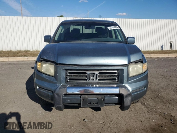 2007 Honda Ridgeline RTL w/Leather with VIN 2HJYK16587H522060, listed as a Copart auction lot 75454964 with 185,332 mi miles and Clean Title. Bid and sale history available at carsss.com. Image 5.