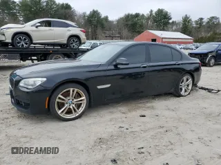 2013 BMW 7 Series 750Li xDrive with VIN WBAYF8C58DD141496, listed as a Copart auction lot 49923365 with 141,620 mi miles and Clean Title. Bid and sale history available at carsss.com. Image 1.