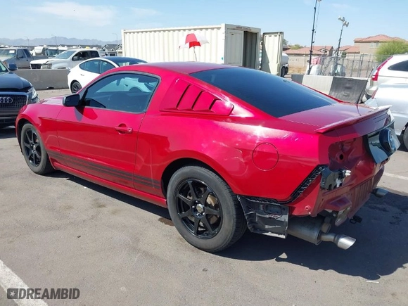 2013 Ford Mustang V6 with VIN 1ZVBP8AM3D5235583, listed as a IAAI auction lot 41988001 with 142,898 mi miles. Bid and sale history available at carsss.com. Image 3.