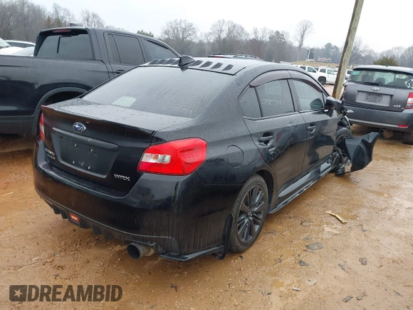 2018 Subaru WRX Premium with VIN JF1VA1C61J9801614, listed as a IAAI auction lot 41244911 with 101,650 mi miles. Bid and sale history available at carsss.com. Image 4.
