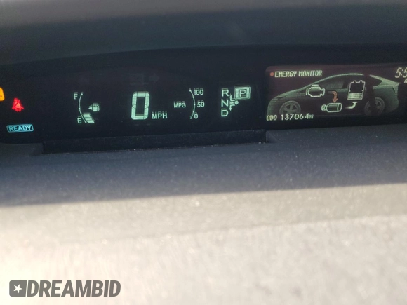 2013 Toyota Prius One with VIN JTDKN3DU0D1680863, listed as a Copart auction lot 45703105 with 137,064 mi miles and Salvage Title. Bid and sale history available at carsss.com. Image 9.