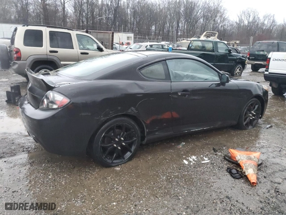 2008 Hyundai Tiburon GT with VIN KMHHN66F68U272717, listed as a Copart auction lot 83004014 with 0 mi miles and Salvage Title. Bid and sale history available at carsss.com. Image 3.