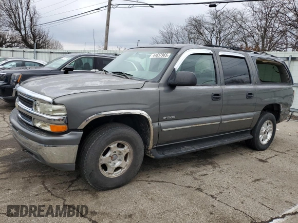 2000 Chevrolet Suburban with VIN 1GNFK16T1YJ150403, listed as a Copart auction lot 44657965 with 206,937 mi miles and Salvage Title. Bid and sale history available at carsss.com. Image 1.