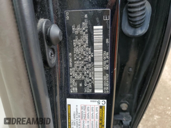 2014 Lexus GX 460 Luxury with VIN JTJJM7FX6E5067621, listed as a Copart auction lot 52267025 with 162,932 mi miles and Clean title. Bid and sale history available at DreamBid. Image 12.