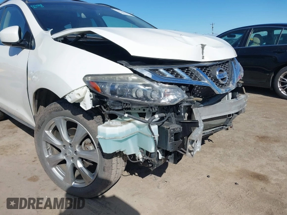 2012 Nissan Murano SL with VIN JN8AZ1MW0CW232649, listed as a IAAI auction lot 41698349 with 32,108 mi miles and . Bid and sale history available at DreamBid. Image 18.