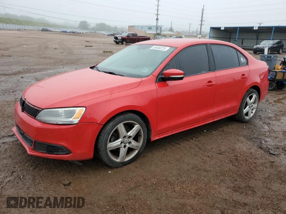 2011 Volkswagen Jetta SE with VIN 3VWDZ7AJ9BM058662, listed as a Copart auction lot 59530225 with 158,192 mi miles and Salvage title. Bid and sale history available at DreamBid. Image 1.