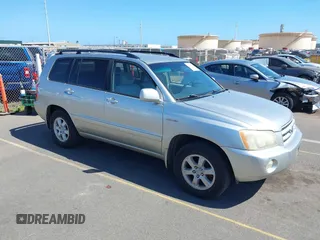 2001 Toyota Highlander with VIN JTEGF21A510008785, listed as a IAAI auction lot 41969535 with 159,329 mi miles and . Bid and sale history available at DreamBid. Image 1.