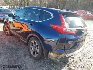 2018 Honda CR-V EX-L with VIN 5J6RW1H80JA000351, listed as a IAAI auction lot 41745612 with 102,768 mi miles. Bid and sale history available at carsss.com. Image 3.