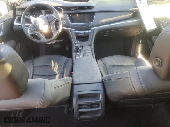 2021 Cadillac XT5 FWD Premium Luxury with VIN 1GYKNCRS7MZ191881, listed as a Copart auction lot 82167724 with 36,035 mi miles and Non Repairable. Bid and sale history available at carsss.com. Image 8.