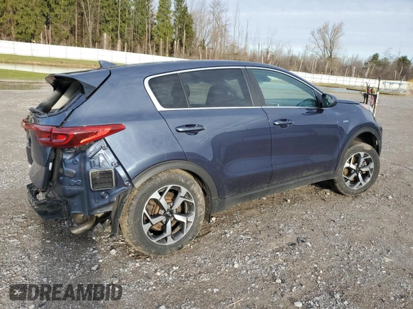 2022 Kia Sportage LX with VIN KNDPMCAC6N7982886, listed as a Copart auction lot 51713565 with 43,416 mi miles and Salvage Title. Bid and sale history available at DreamBid. Image 3.