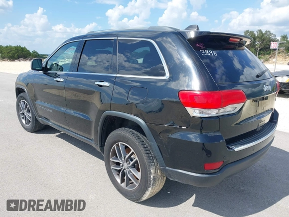 2017 Jeep Grand Cherokee Limited with VIN 1C4RJEBG8HC633898, listed as a IAAI auction lot 42361986 with 175,858 mi miles and . Bid and sale history available at DreamBid. Image 3.