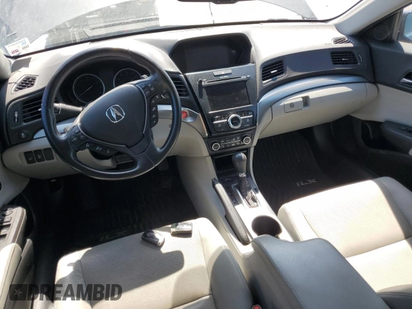 2017 Acura ILX w/Premium Pkg with VIN 19UDE2F72HA015335, listed as a Copart auction lot 54793755 with 63,474 mi miles and Salvage Title. Bid and sale history available at carsss.com. Image 8.