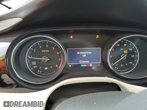 2020 Buick Encore GX Select with VIN KL4MMESL1LB071267, listed as a Copart auction lot 58472575 with 55,686 mi miles and Non repairable. Bid and sale history available at DreamBid. Image 9.