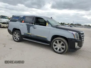 2018 Cadillac Escalade Luxury with VIN 1GYS3BKJ9JR198263, listed as a Copart auction lot 81517084 with 0 mi miles and Salvage Title. Bid and sale history available at carsss.com. Image 4.