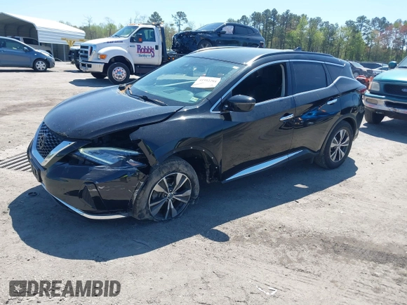 2020 Nissan Murano SV with VIN 5N1AZ2BS0LN103202, listed as a IAAI auction lot 41992288 with 73,396 mi miles and . Bid and sale history available at DreamBid. Image 17.