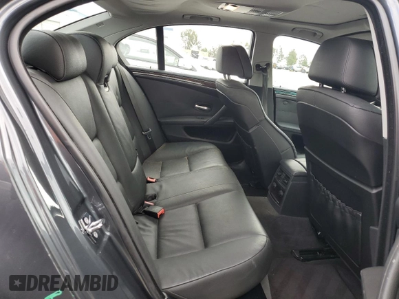 2008 BMW 5 Series 550i with VIN WBANW53568CT54587, listed as a Copart auction lot 48753895 with 334,360 mi miles and Salvage Title. Bid and sale history available at carsss.com. Image 10.