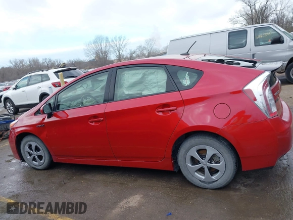 2014 Toyota Prius Four with VIN JTDKN3DU7E1833935, listed as a IAAI auction lot 41840017 with 84,111 mi miles. Bid and sale history available at carsss.com. Image 14.