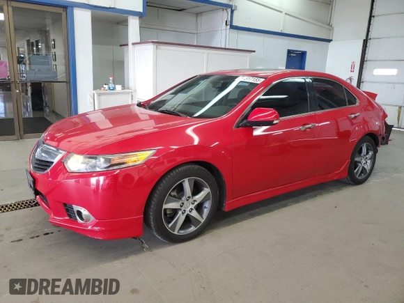 2014 Acura TSX Special Edition with VIN JH4CU2F8XEC000909, listed as a Copart auction lot 56517155 with 121,564 mi miles and Salvage title. Bid and sale history available at DreamBid. Image 1.