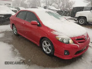 2013 Toyota Corolla L with VIN 5YFBU4EE0DP093820, listed as a IAAI auction lot 41832927 with 161,204 mi miles. Bid and sale history available at carsss.com. Image 1.