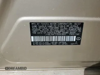 2007 Lexus LS 460 with VIN JTHBL46F775047802, listed as a Copart auction lot 56669525 with 181,584 mi miles and Salvage title. Bid and sale history available at DreamBid. Image 12.