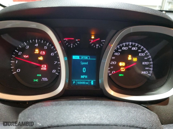 2013 Chevrolet Equinox LS with VIN 2GNALBEK5D1204537, listed as a Copart auction lot 49983505 with 169,480 mi miles and Clean Title. Bid and sale history available at carsss.com. Image 9.