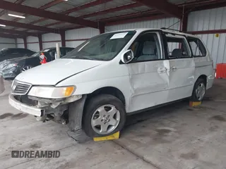 2000 Honda Odyssey EX with VIN 2HKRL187XYH622531, listed as a IAAI auction lot 41141272 with 225,668 mi miles and . Bid and sale history available at DreamBid. Image 2.