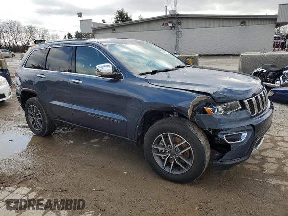 2021 Jeep Grand Cherokee 80th Anniversary with VIN 1C4RJFBG1MC817208, listed as a Copart auction lot 44196775 with 25,362 mi miles and Salvage Title. Bid and sale history available at DreamBid. Image 4.