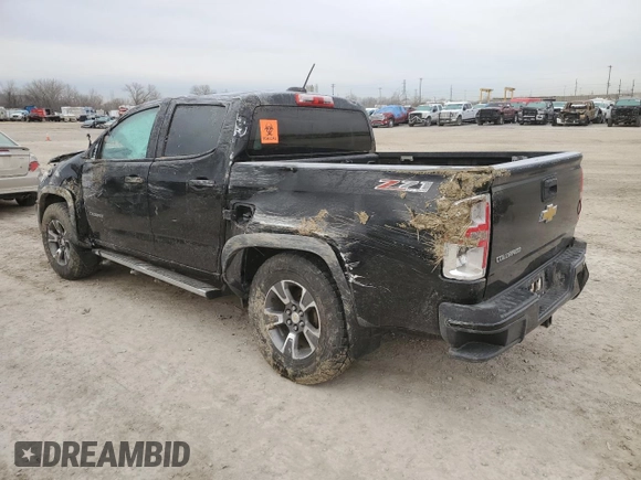 2015 Chevrolet Colorado 4WD Z71 with VIN 1GCGTCE37F1142651, listed as a Copart auction lot 44628595 with 150,287 mi miles and Salvage title. Bid and sale history available at DreamBid. Image 2.
