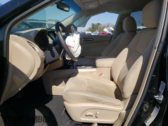 2016 Nissan Pathfinder SV with VIN 5N1AR2MN6GC631156, listed as a Copart auction lot 53667585 with 121,012 mi miles and Salvage Title. Bid and sale history available at carsss.com. Image 7.
