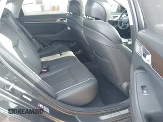 2018 Genesis G80 3.8L with VIN KMHGN4JE3JU230140, listed as a IAAI auction lot 41699214 with 35,864 mi miles. Bid and sale history available at carsss.com. Image 8.