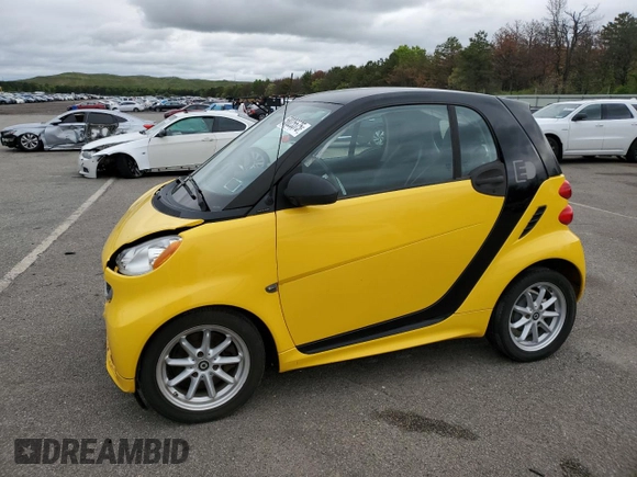 2015 Smart fortwo Passion with VIN WMEEJ9AA5FK831751, listed as a Copart auction lot 58025575 with 55,512 mi miles and Salvage title. Bid and sale history available at DreamBid. Image 1.