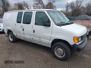 2003 Ford Econoline Cargo Commercial with VIN 1FTNE24L73HA78109, listed as a IAAI auction lot 41684326 with 245,963 mi miles and . Bid and sale history available at carsss.com. Image 1.
