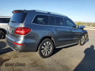 2019 Mercedes-Benz GLS 450 with VIN 4JGDF6EE5KB198424, listed as a Copart auction lot 56060955 with 65,016 mi miles and Salvage title. Bid and sale history available at DreamBid. Image 3.