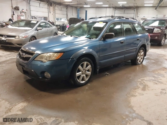 2008 Subaru Outback (Natl) i with VIN 4S4BP61CX87353232, listed as a IAAI auction lot 41415768 with 155,860 mi miles. Bid and sale history available at carsss.com. Image 2.