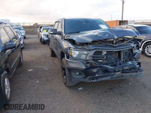 2022 Ram 1500 Big Horn with VIN 1C6SRFFT9NN388463, listed as a IAAI auction lot 41092683 with 225,407 mi miles and . Bid and sale history available at DreamBid. Image 1.