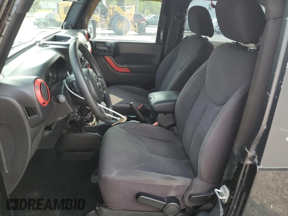 2013 Jeep Wrangler Sport z VIN 1C4AJWAG5DL671491, wystawiony jako Copart lot #59306745 z przebiegiem 111 778 mil mil oraz Szkoda całkowita • Salvage title. Historia ofert i sprzedaży dostępna na DreamBid. Obrazek 7.