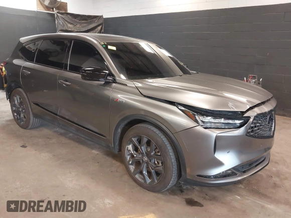 2024 Acura MDX w/A-Spec Package with VIN 5J8YE1H07RL020094, listed as a IAAI auction lot 41941652 with 9,997 mi miles. Bid and sale history available at carsss.com. Image 1.