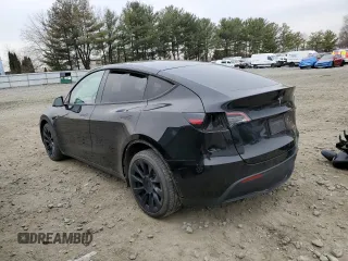 2020 Tesla Model Y Long Range with VIN 5YJYGDEE0LF045391, listed as a Copart auction lot 45642765 with 53,964 mi miles and Salvage Title. Bid and sale history available at DreamBid. Image 2.